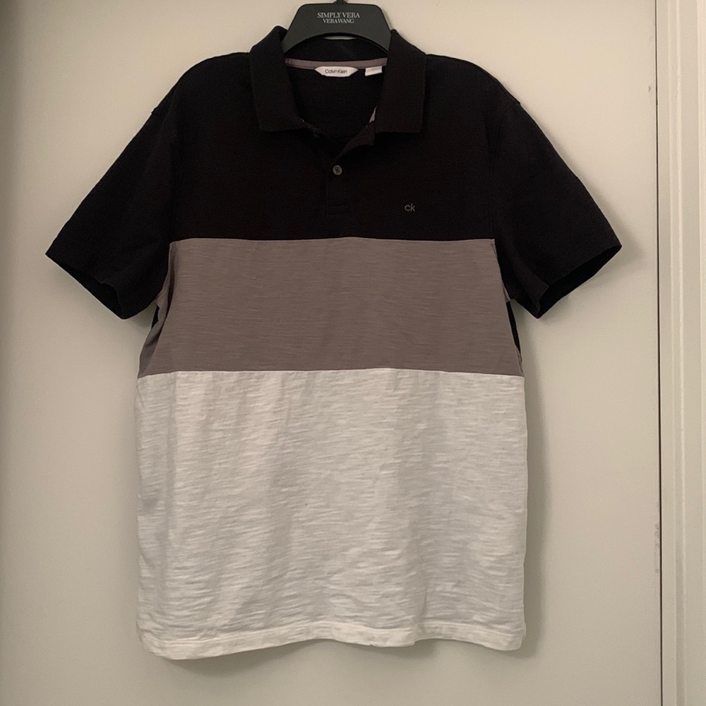 $10 with Bundle: Mens Calvin Klein Polo Size Medium